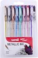 Uni-Ball Signo UM120 Gel-Tintenroller – 0,7 Mm, Blaue Tinte, 3er Pack