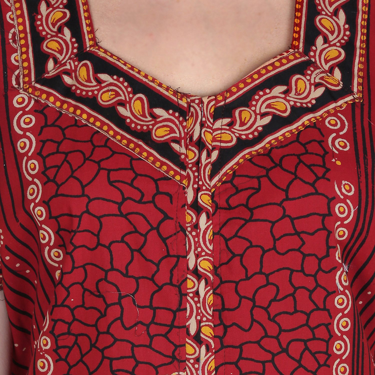 secret wish women's cotton red nighty, nightdress