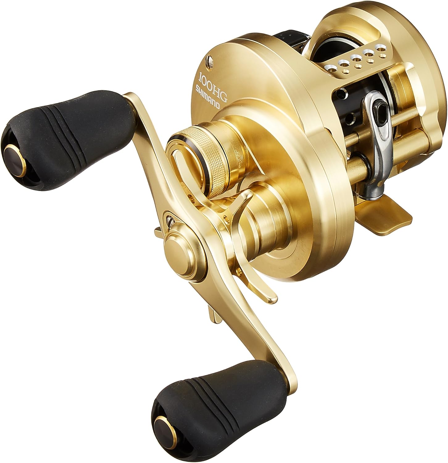 Amazon シマノ Shimano ベイトリール 両軸 15 カルカッタコンクエスト 100hg 右ハンドル バス釣り シマノ Shimano スポーツ アウトドア