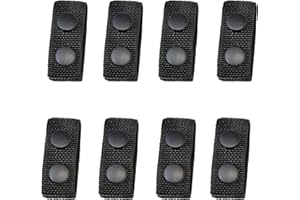 ZGJINLONG Tactical Duty Belt Keeper Stays Holders Nylon Double Snaps for 2"-2.25" Belts Fixing Security Police Military Belt Accessories