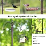 Urban Deco Bird Feeding Station with Multi Hooks and Bath Tray view 4