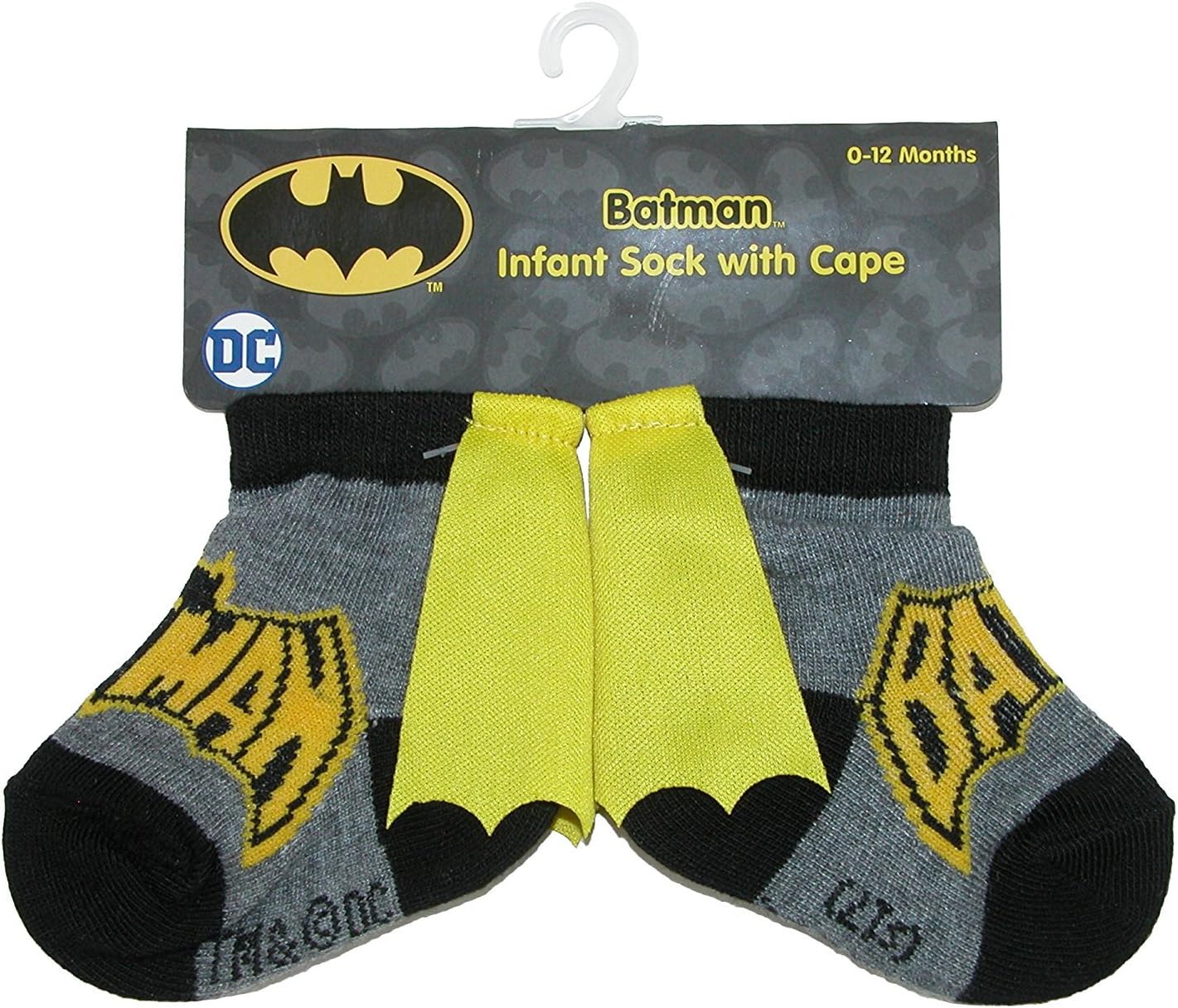 Batman Infant Caped Socks 0-12 months