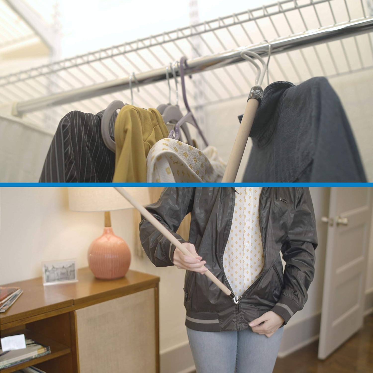 RMS Deluxe 28 Inches Long Dressing Stick - Dressing Aid for Shoes, Socks, Shirts and Pants: Health & Personal Care