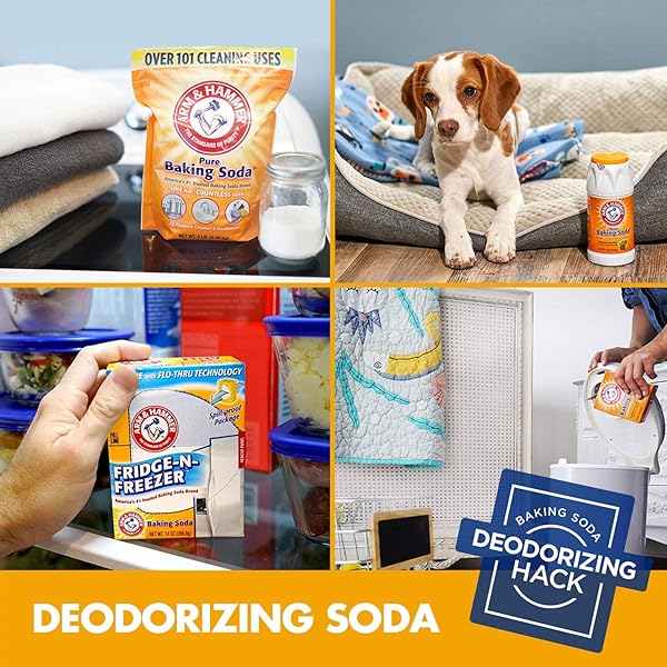 ARM & HAMMER – 1155 FRIDGE-N-FREEZER BAKING SODA, 14 OZ, MULTI