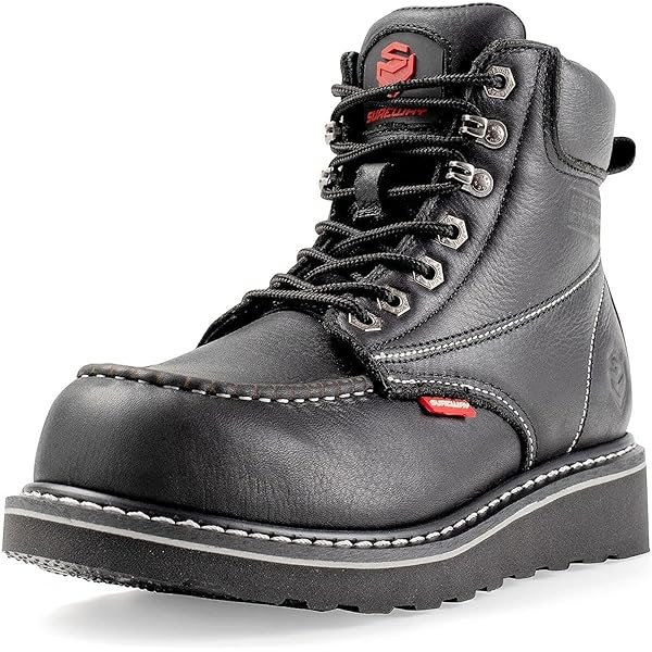 Amazon.com | SUREWAY 6 in Mens Heavy Duty Soft/Steel Toe  display picture 2