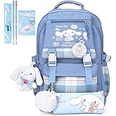 Juju Blue Kawaii Backpack - Cute Backpacks For Girls - Cute Backpack Kawaii Stuff - Backpacks For School Girls