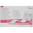 3M Transpore Surgical Tape, 1" x 10 yds, 12 Count (Pack of 1)