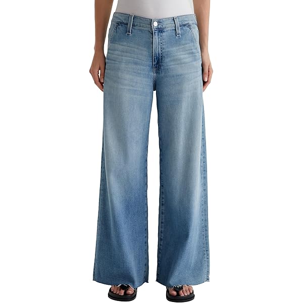 AG Jeans Women's Stella Mid Rise Ankle Palazzo Jean at Amazon
