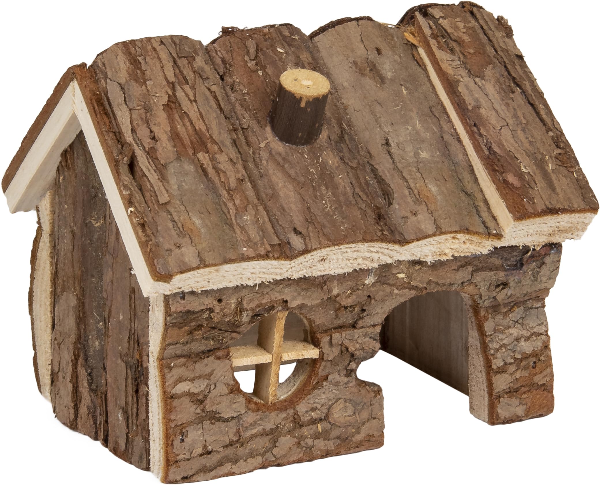 Flamingo HOUSE GRITTY WOOD S 14,5x11x11,5CM