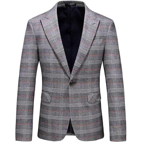 Men Suit Jacket Cambkatl Men's Corduroy Blazers Slim Fit One