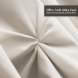 Nestl Linen Bed Skirt Queen Size, Pinch Pleat Queen