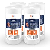Aquaboon Whole House 1 Micron Water Filter 10 x 4.5 Against Sediment 4-Pack | Water Filter Cartridge Replacement, Compatible with DGD-5005, AP810