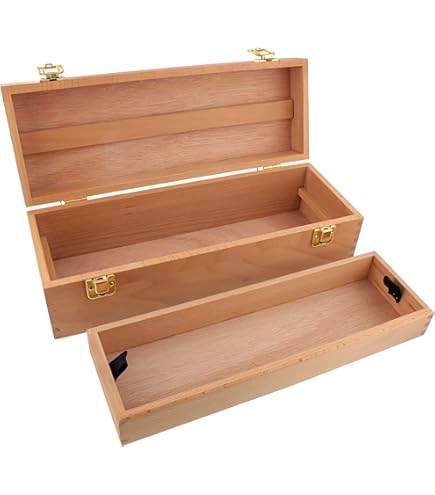 Amazon.com: 7 Elements Wooden Art Supply Storage Organizer - Large