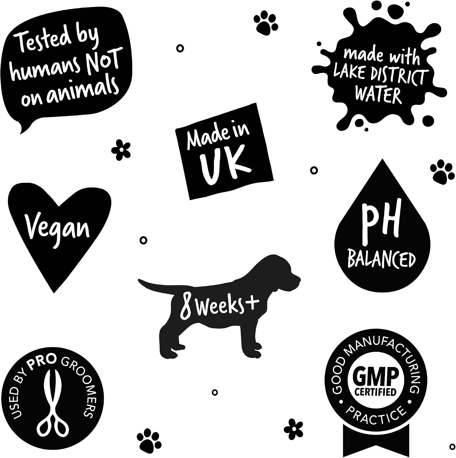BUGALUGS Baby Fresh Dog Shampoo 500ml grooming products for smelly dogs with baby powder scent best puppy shampoo and conditioner - Image 5