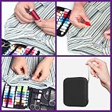 AUERVO Mini Sewing Kit 87Pcs Travel Case Thread Needles Scissors Buttons view 5