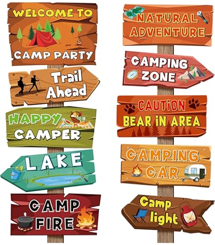BINQOO Camping Forest Backdrop 7x5FT Forest Camping...