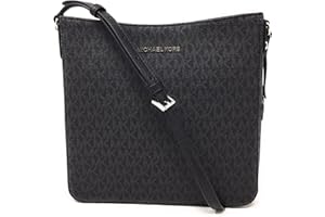 Michael Kors Jet Set NS Travel Messenger Bag Black/Black