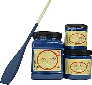 Dixie Belle Paint Company Chalk Finish Furniture Paint (Bunker Hill Blue) (8oz)