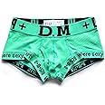 D.M Men's Underwear Trunks Briefs Cotton Fashion Low Rise Comfortable Underpants