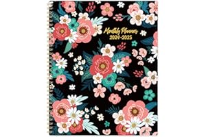 TERSUS 2024-2025 Monthly Planner/Calendar - Monthly Calendar from Jul. 2024 - Dec. 2025, 9'' x 11'', 2024-2025 Monthly Planner Spiral Bound with Monthly Tabs