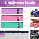 CFX Resistance Bands 3 Sets Non-Slip Fabric Booty Bands 3 Levels view 3