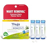 Boiron Thuja Occidentalis 30C Wart Removal Homeopathic Medicine for Painless Removal of Warts from Plantar (Feet), Hands, and Other Bodily Warts - 3 Count (240 Pellets)