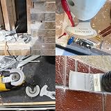 XXGO 4 Pcs Oscillating Multi Tool Diamond Blades Grit Grout Removal XG4004DU view 9