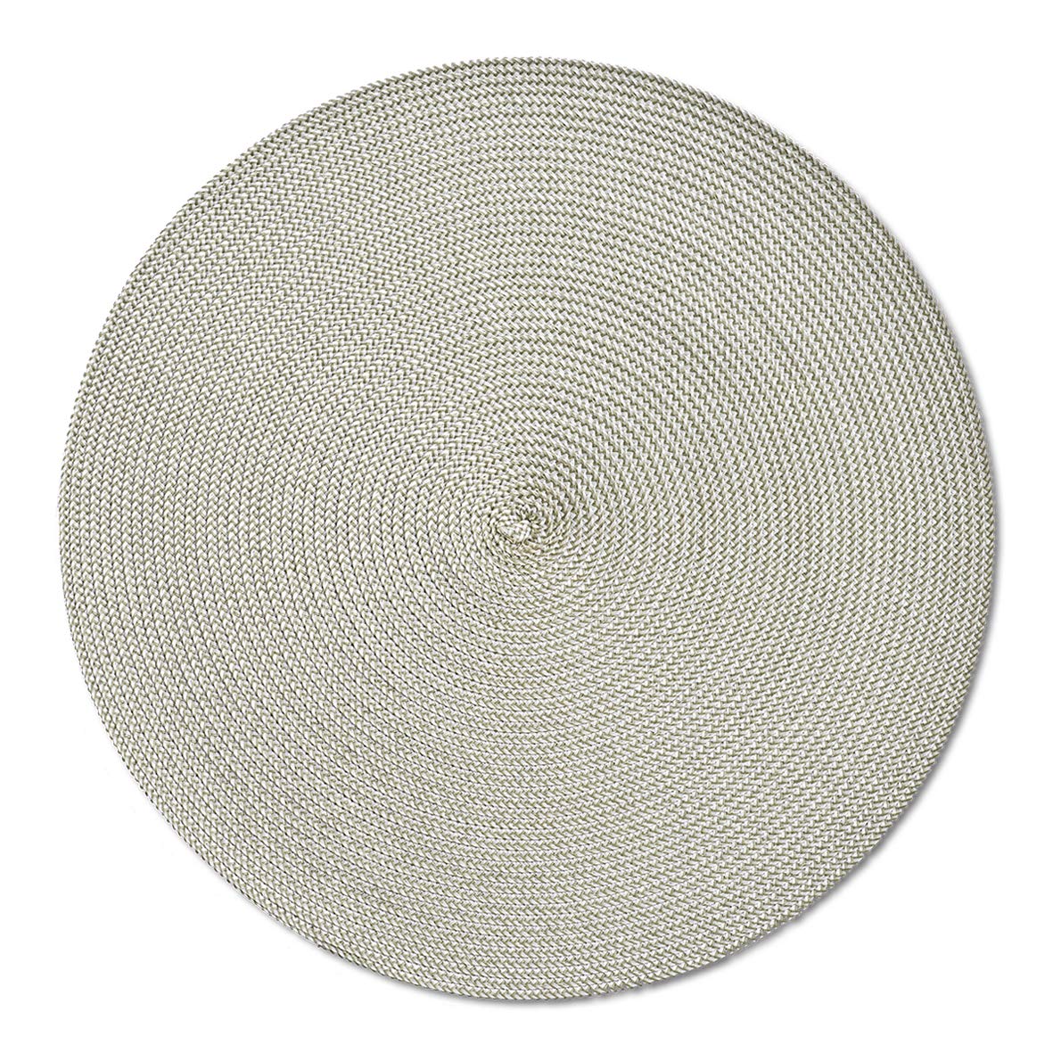 Zeller Twist Placemat Polypropylene, jade, Ø38