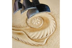 PRO LEATHER CARVERS Steel Shell Veiner Stamps, Set of 3, Craft Japan Leather Stamping Tools