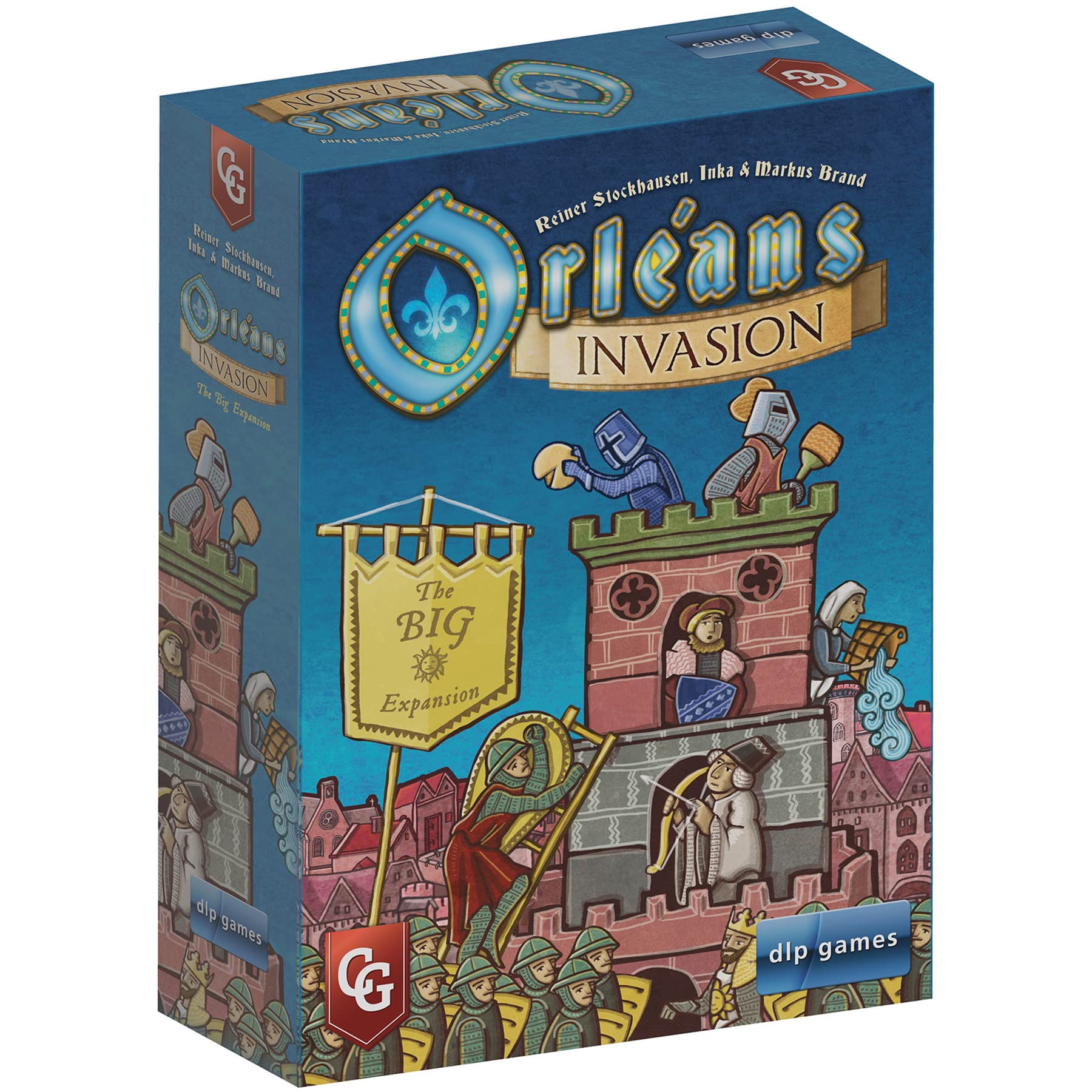 Photo 1 of (PARTS) (BROKEN BOX) Capstone Games : Orleans, Invasion Expansion, Strategy Board Game, 2 to 5 Players, 90 Minute Play Time, Ages 12 and Up