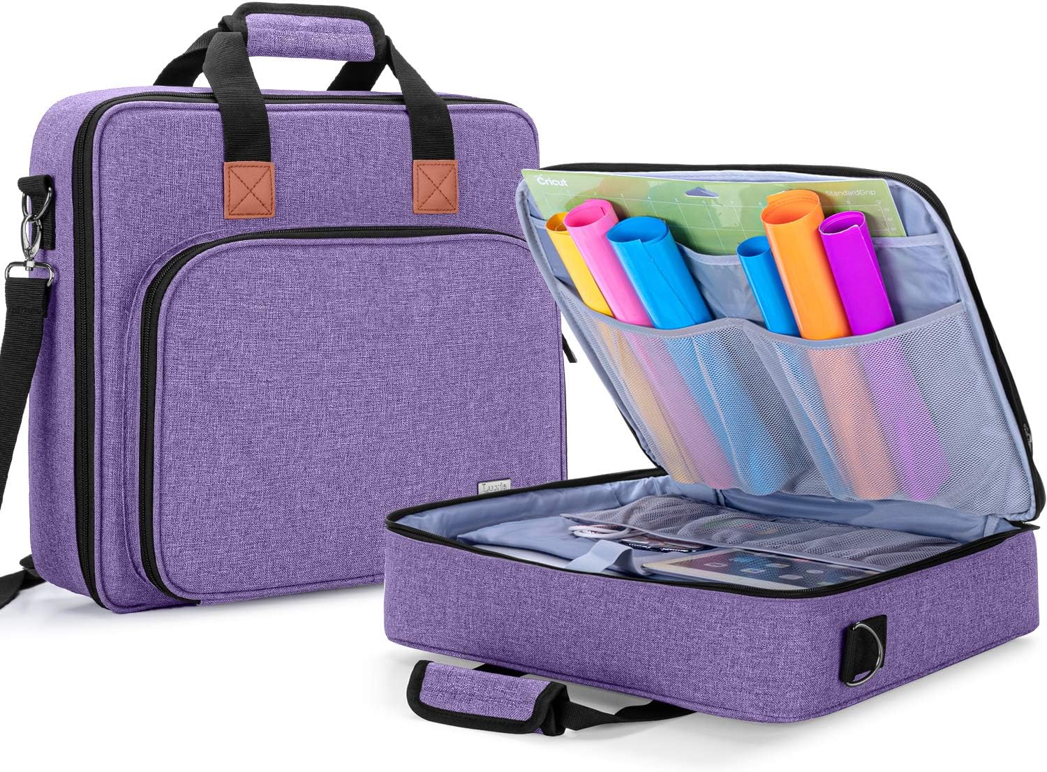 Luxja Carrying Bag for Cricut Accessories and Laptop (Fits