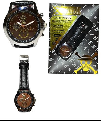 Amazon Co Jp ワンピース レザー ウォッチ 腕時計 トラファルガー ロー 時計 One Piece グッズ ホビー