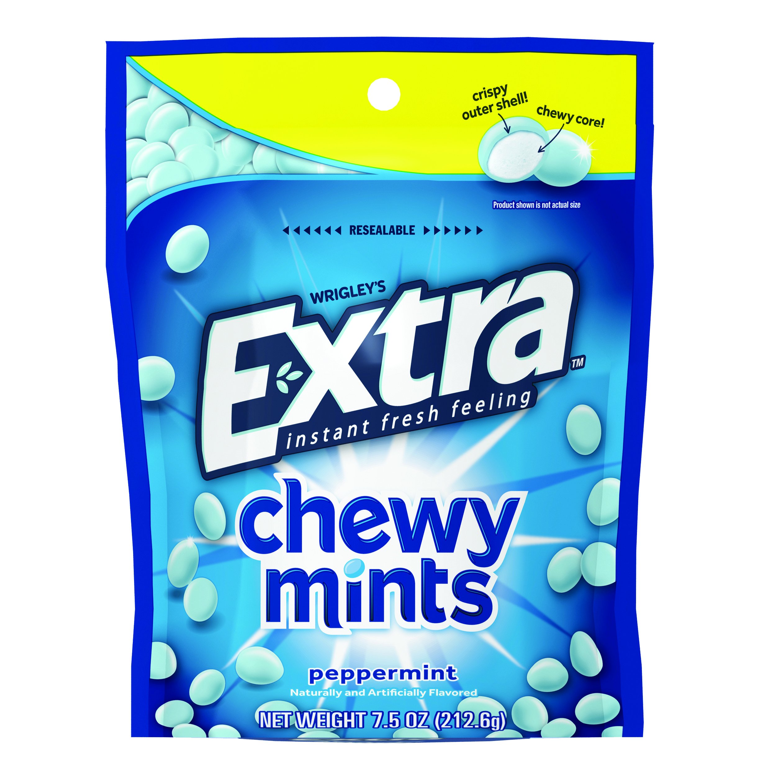 Extra Chewy Mints Polar Ice 7.5Ounce Bag Grocery