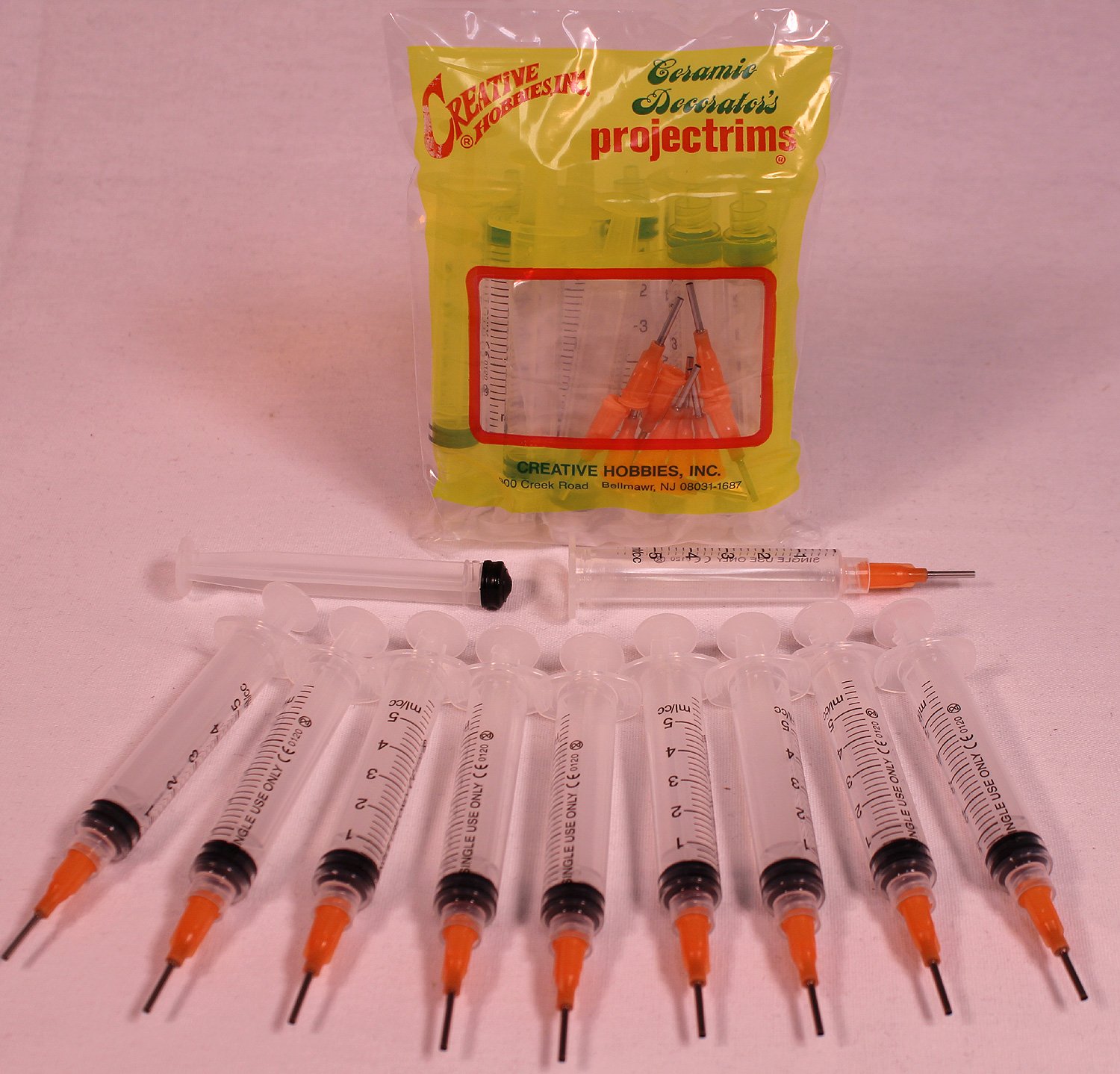Glue Applicator Syringe, 5 Ml with 15 Gauge Orange Precision Tip Value