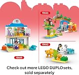 LEGO DUPLO Town F1 Team Race Cars & Drivers 10 Cars Crane Lights Podium 2+ view 7