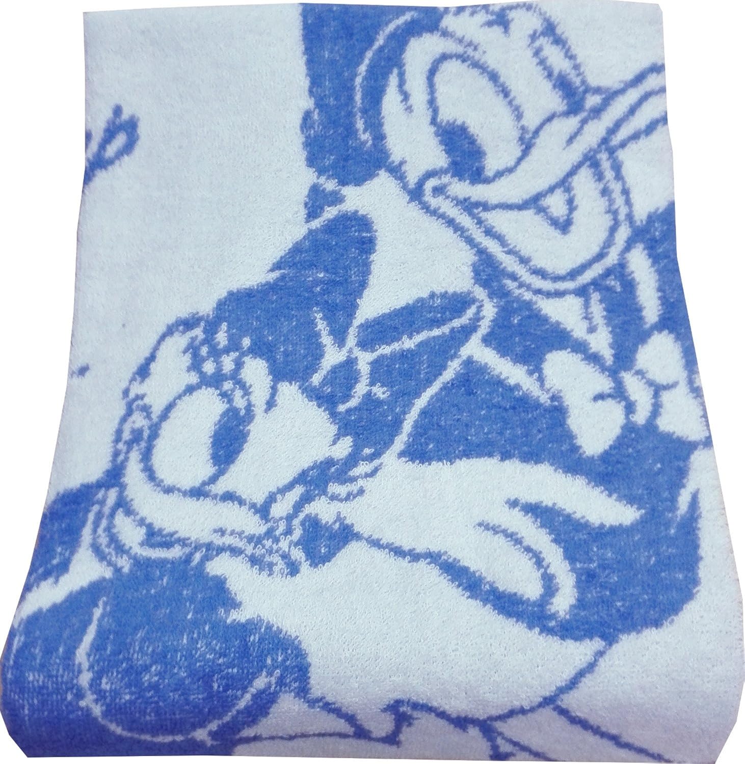 Amazon Co Jp Disney Bath Li ディズニー キャラクター ジャガード大判バスタオル ウィッシュ ドナルド デイジー 服 ファッション小物