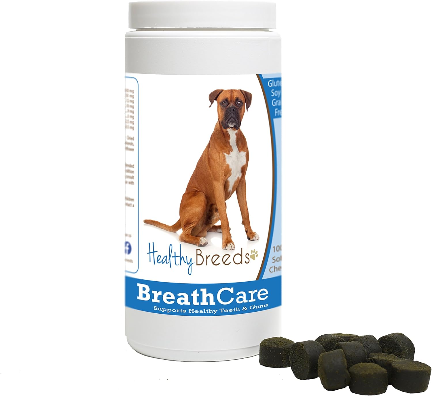 Healthy Breeds Dog Breath Freshener Treat Chews for Boxer