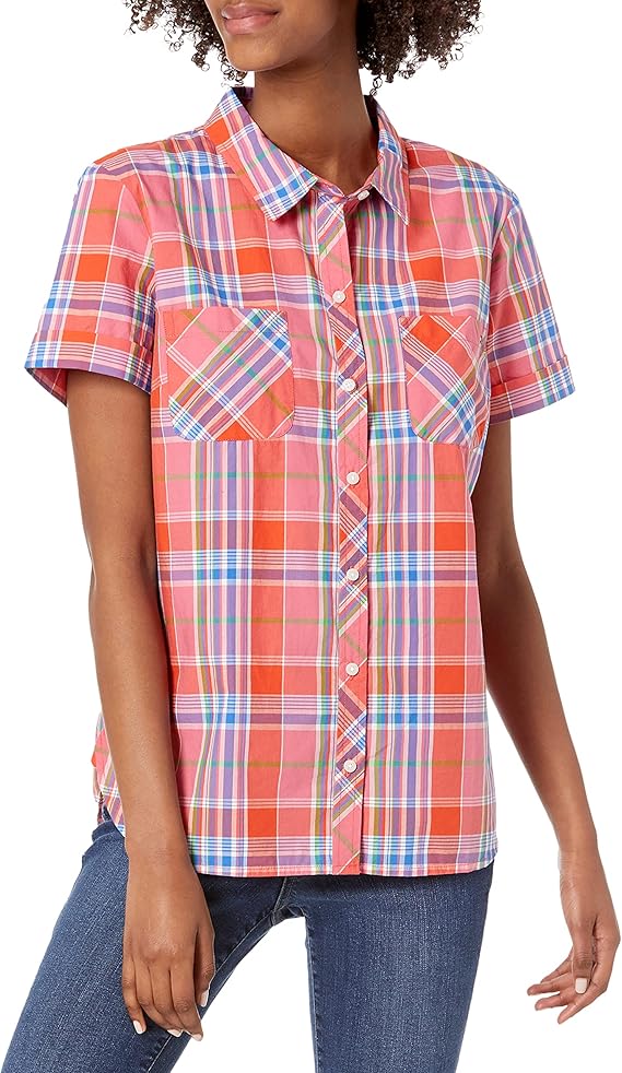 Tommy Hilfiger Women's Short Sleeve Crew Neck Logo TShirt at Amazon