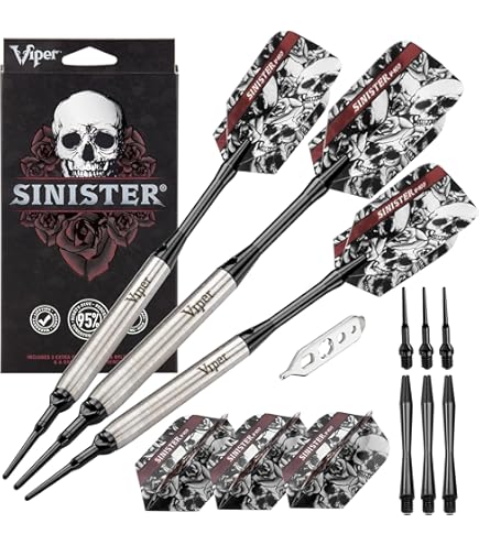 Amazon.com : Mission Josh Rock v2 Darts | Soft Tip | 95