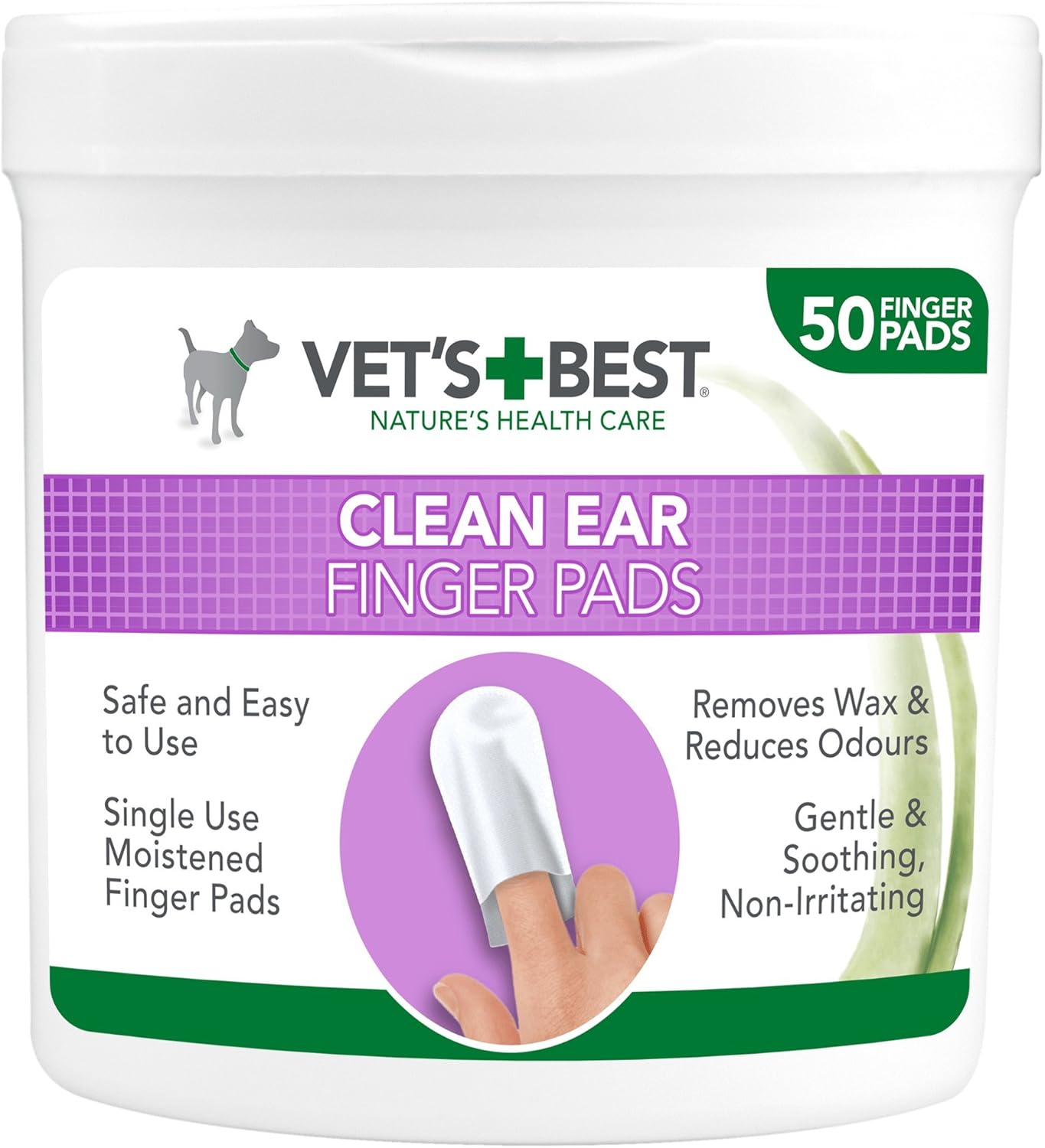 Vet’s Best Teeth + Ear Cleaning Pads for Dogs BigaMart