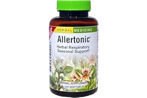 Herbs Etc. Allertonic - Healthy Breathing Support - Herbal Blend to Aid Against Seasonal Discomfort - Lung & Respiratory Health Support with Stinging Nettle - 120 Softgels (120 Servings)