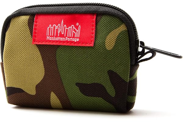 Manhattan Portage Coin Purse with Secure Zipper Closure Holds Card Jewelry Keys Change for Men & Women Water Resistant Heavy