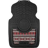 Hooey Car and Truck Floor Mats, Premium Protection Against Water and Dirt, Front Set of 2, Mulitcolor/Clay