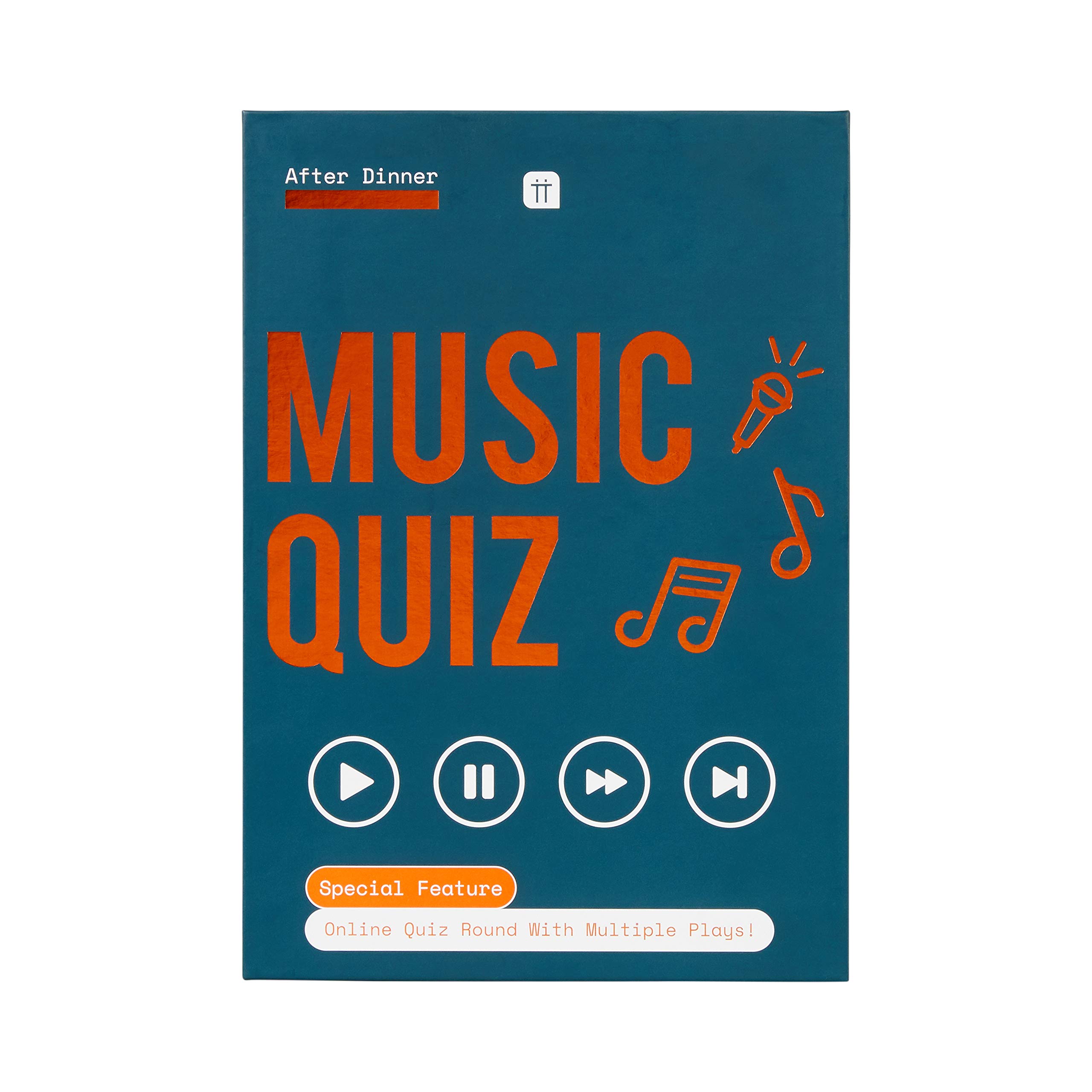 Talking Tables Music Trivia Quiz Game | Games Night | After Dinner, Multiple Plays, General Knowledge, Family, Friends, Christmas, Birthday, Present