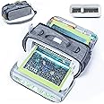 IMAGINING Carrying Case for Cricut Joy Xtra, Joy Extra Carrying Bag with Pockets for Cricut Accessories and Tools, Front and Back Side Full Open