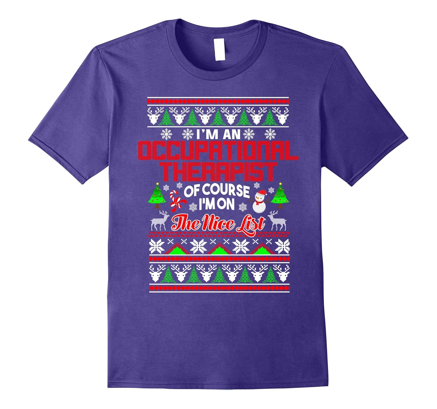 Best Ugly Christmas Sweater Gift For Occupational Therapist-ANZ