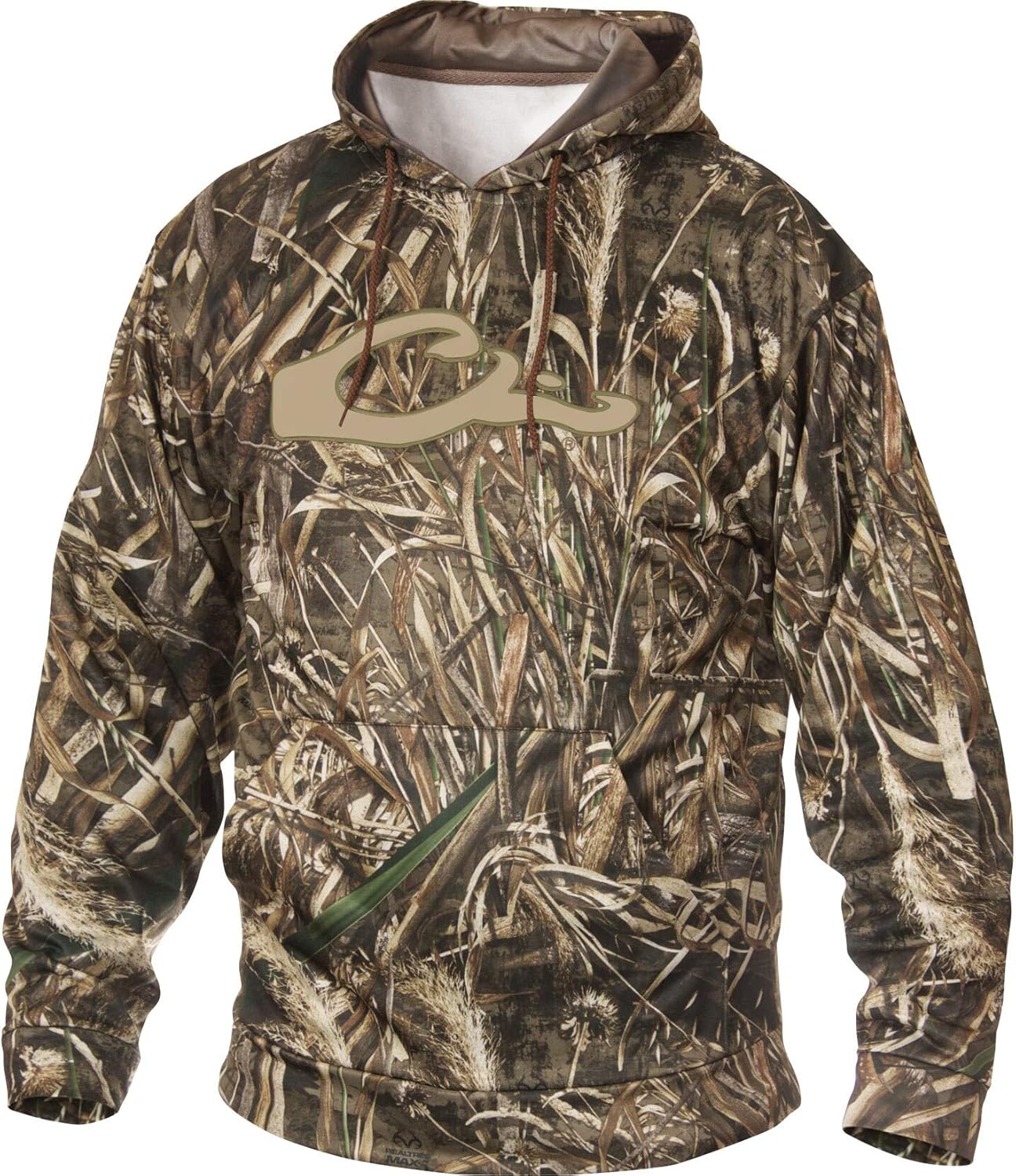 Drake Men's MST Performance Hoodie Polyester Realtree Max5