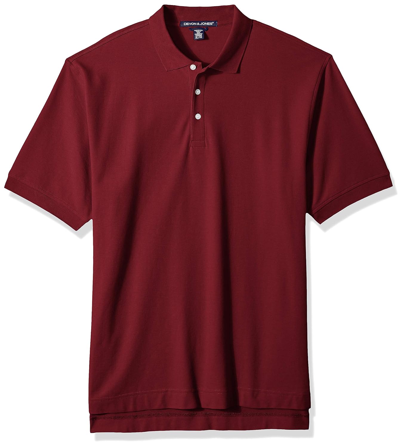 D and Jones Mens Dejn-d100-pima Piqu/&eacute; Short-Sleeve Polo