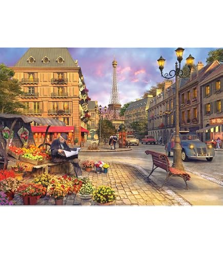 Puzzle Clementoni Collection Paris Montmartre De 1500 Piezas – Rompecabezas Relajante Para Adultos, 59,2 X 84,3 Cm