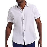 Robert Graham Mens Robert Graham Mens Piers Short Sleeve Button Down Woven Shirt